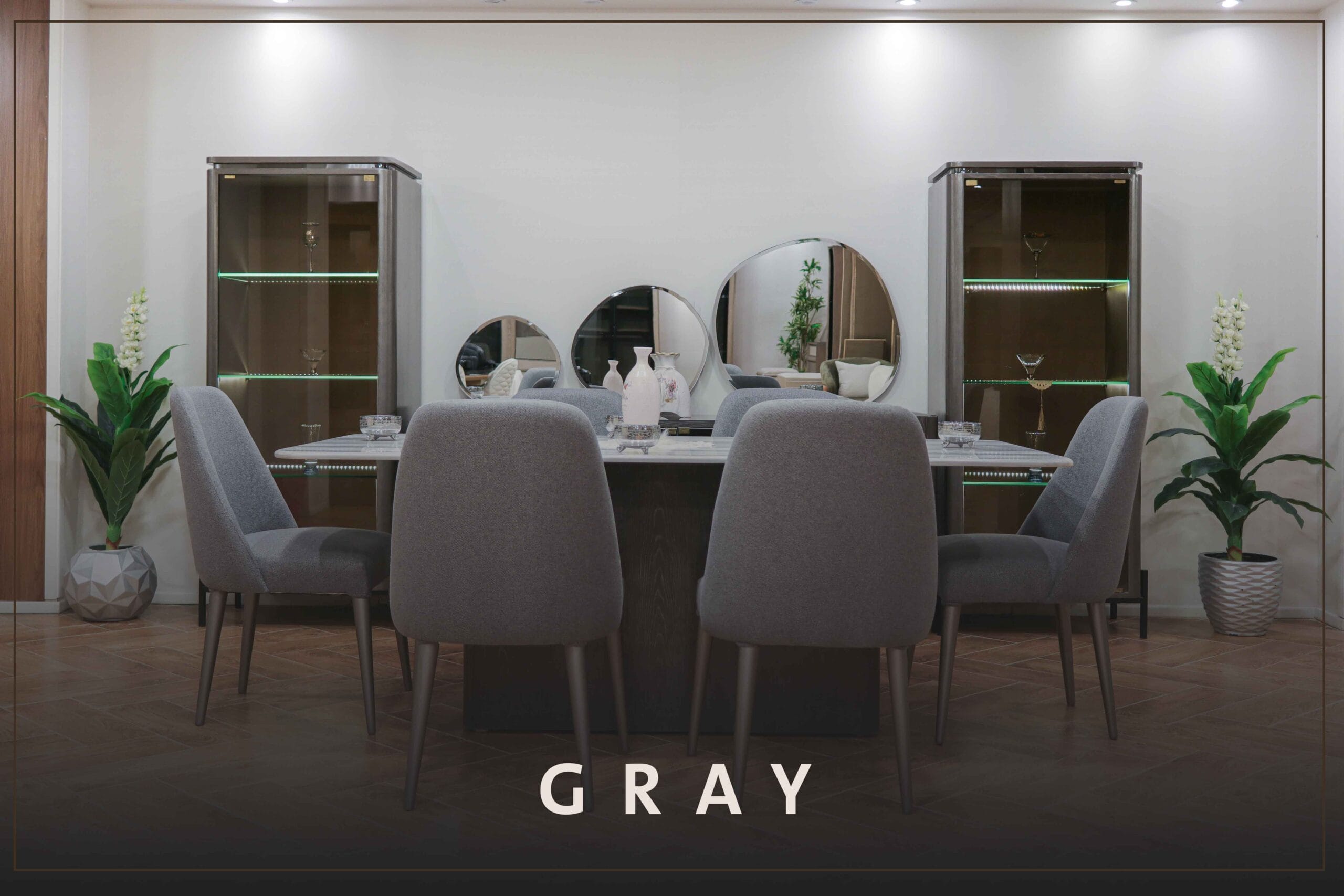 غرفة سفرة Gray